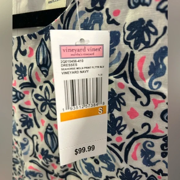 Vineyard Vines Seahorse Dress Size Small - Picture 3 of 4